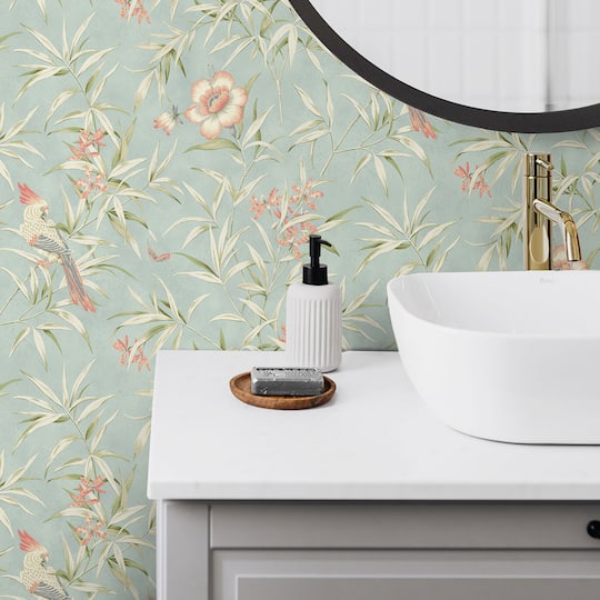 Surface Style Bamboo Garden Peel & Stick Wallpaper